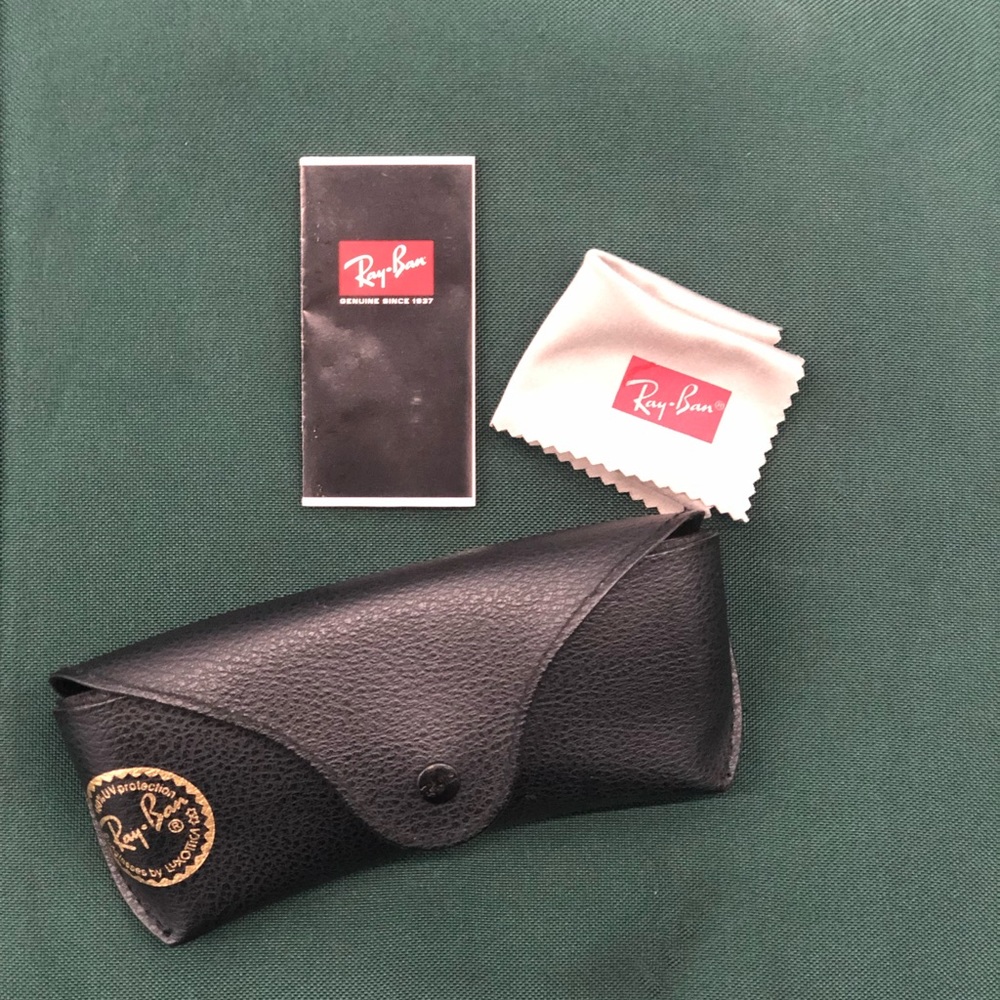 Rayban Case , Dust Cloth GLASSES NOT INCLUDED